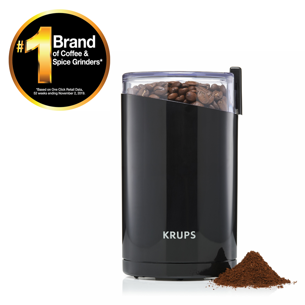 KRUPS GX4100 Gray Electric Spice Herbs and Coffee Grinder with